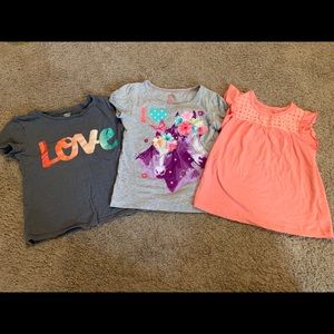 🎈 Short Sleeve Girls Shirt Bundle - Size 4